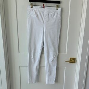 Spanx White Stretch Denim Leggings